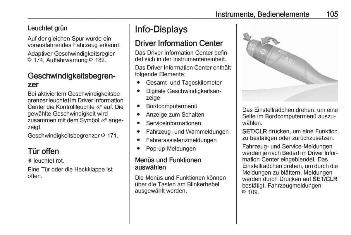 Opel Grandland X Handbuch / page 107