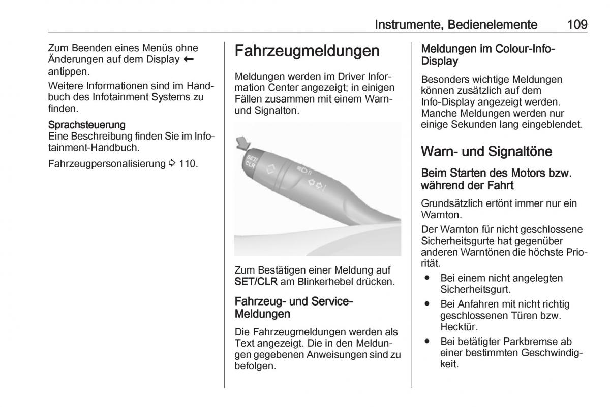 Opel Grandland X Handbuch / page 111