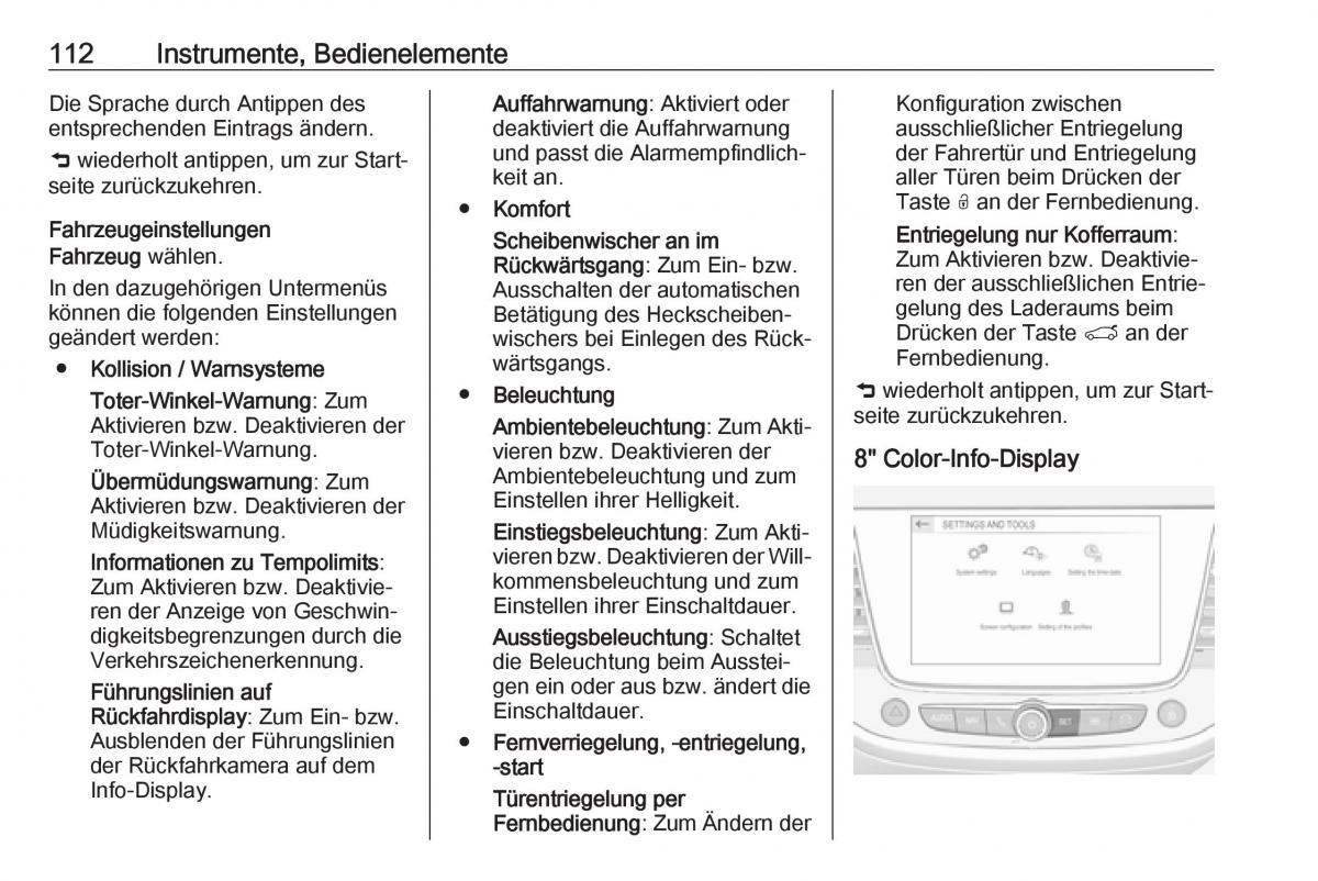 Opel Grandland X Handbuch / page 114