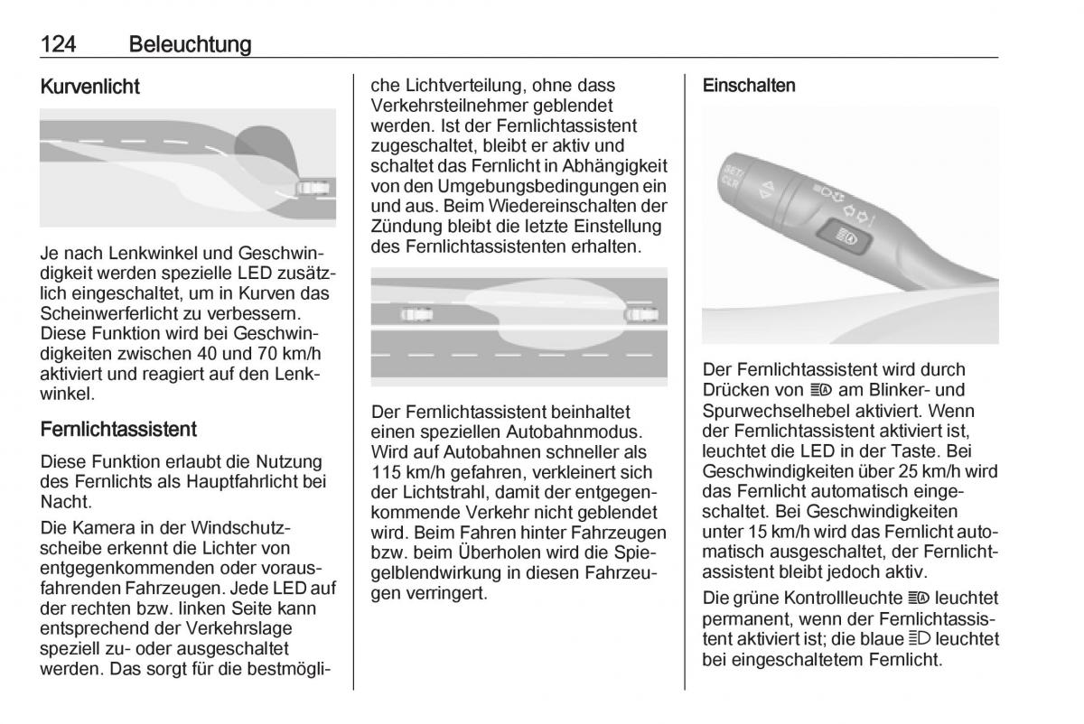 Opel Grandland X Handbuch / page 126