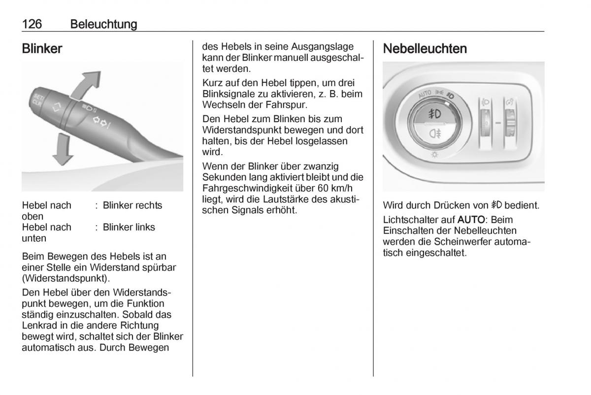 Opel Grandland X Handbuch / page 128