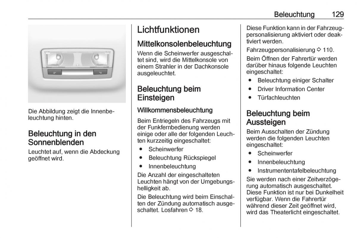 Opel Grandland X Handbuch / page 131