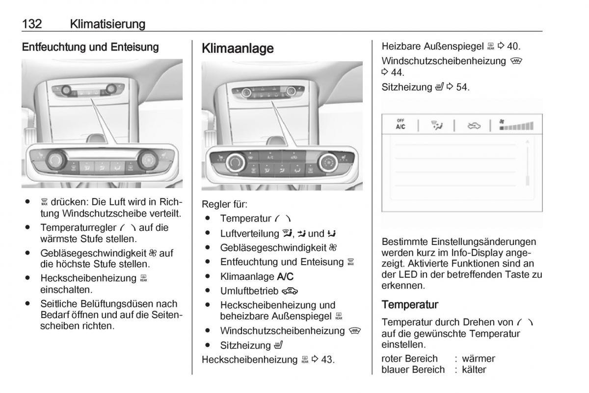 Opel Grandland X Handbuch / page 134