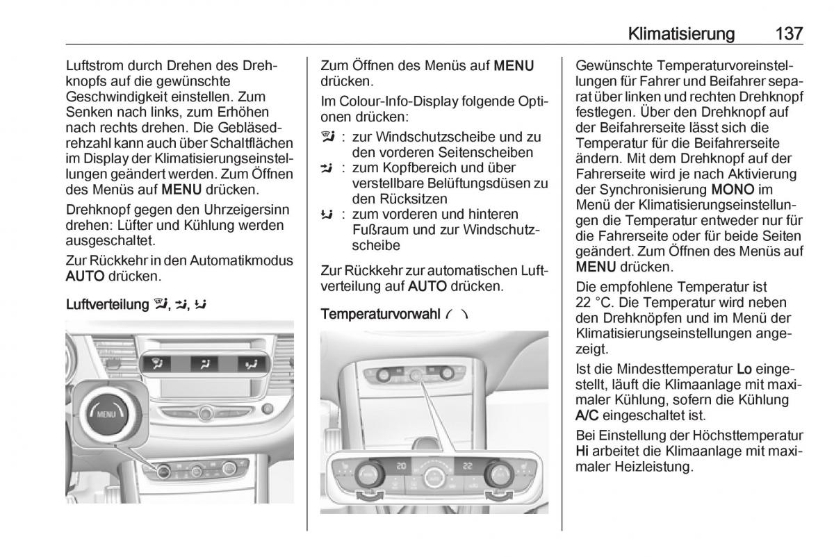 Opel Grandland X Handbuch / page 139