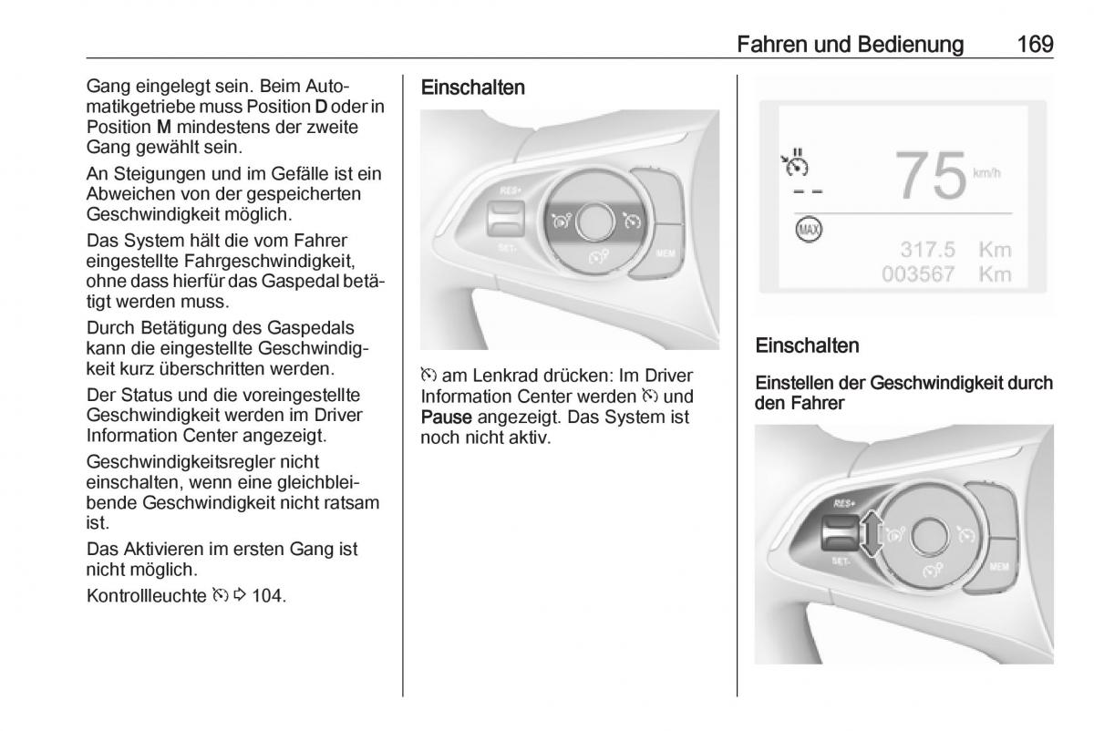 Opel Grandland X Handbuch / page 171