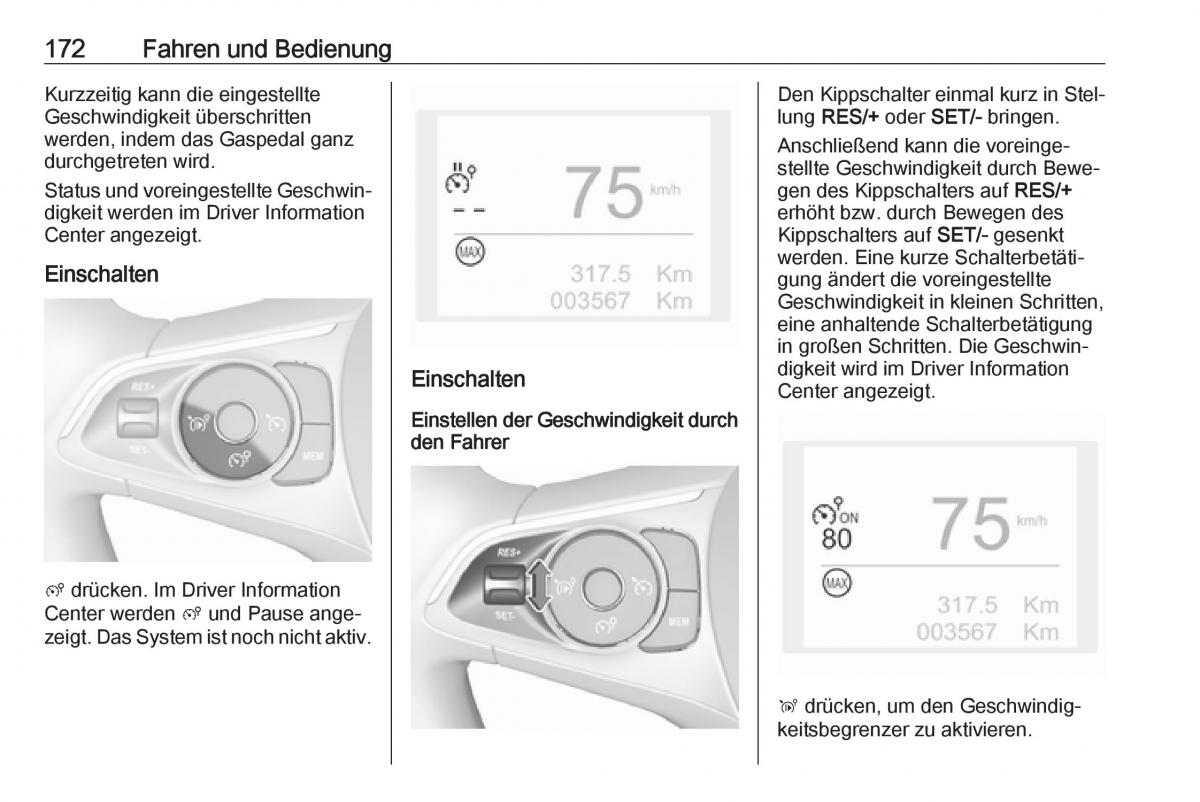 Opel Grandland X Handbuch / page 174