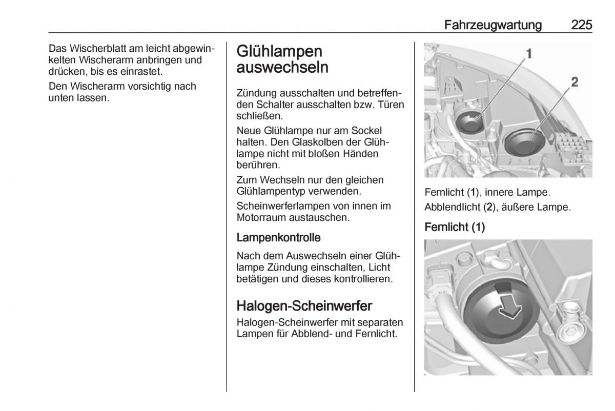 Opel Grandland X Handbuch / page 227