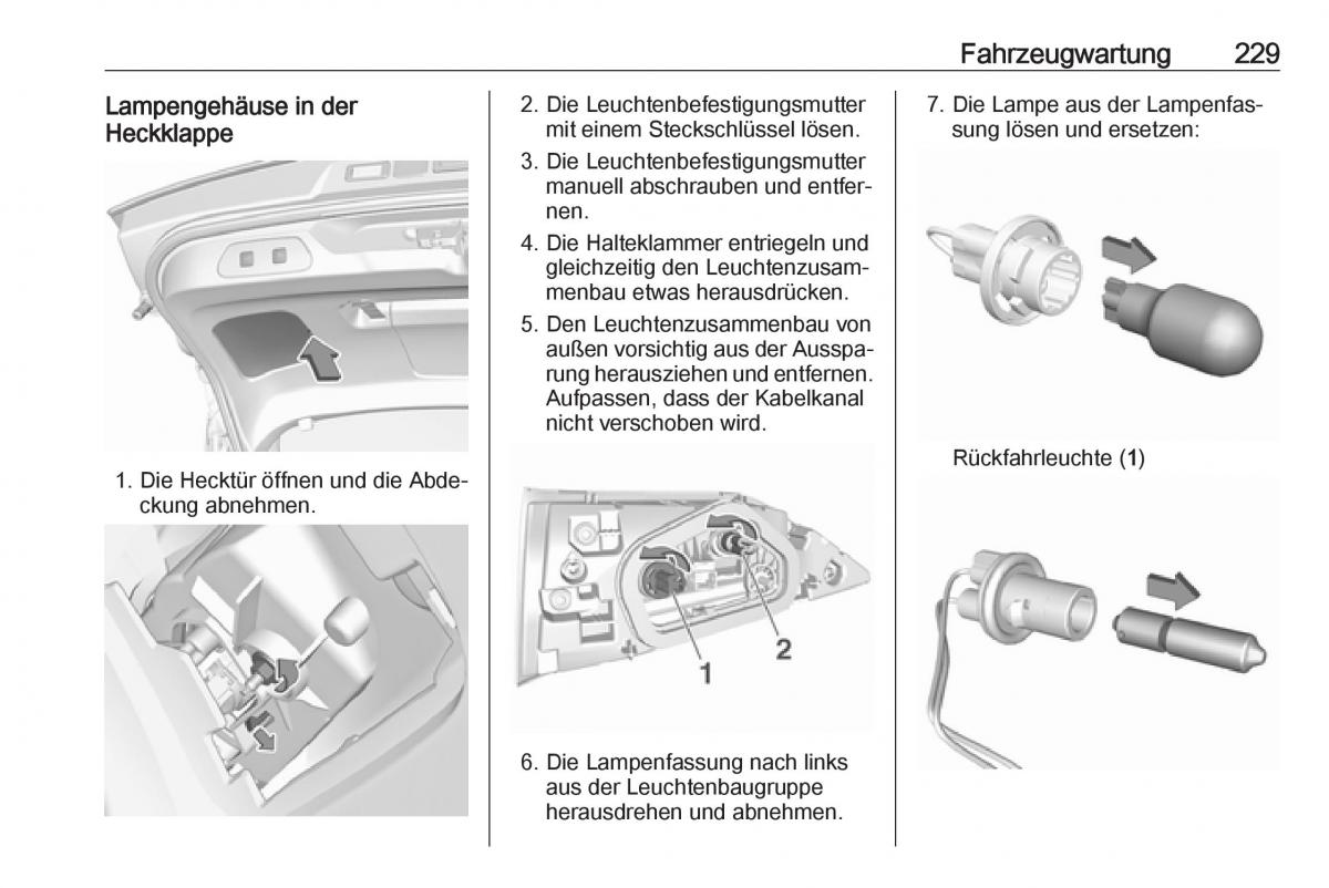 Opel Grandland X Handbuch / page 231