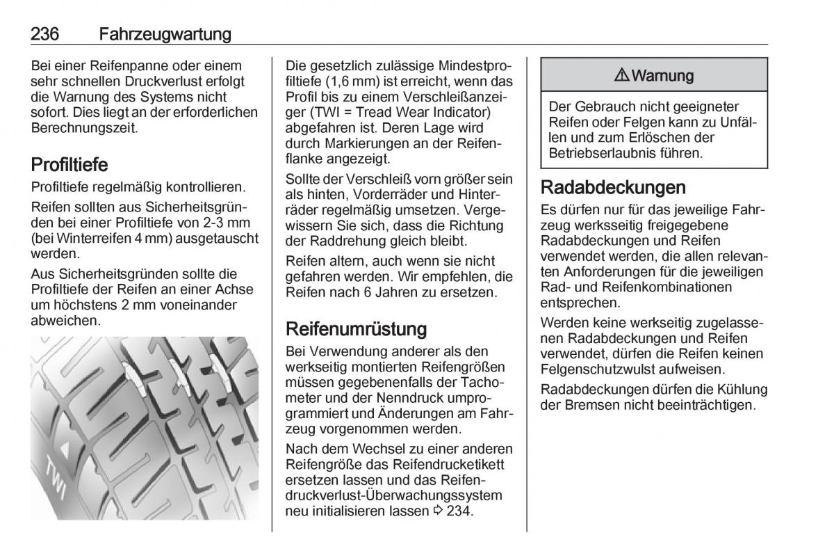 Opel Grandland X Handbuch / page 238