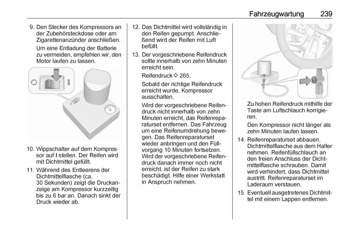 Opel Grandland X Handbuch / page 241