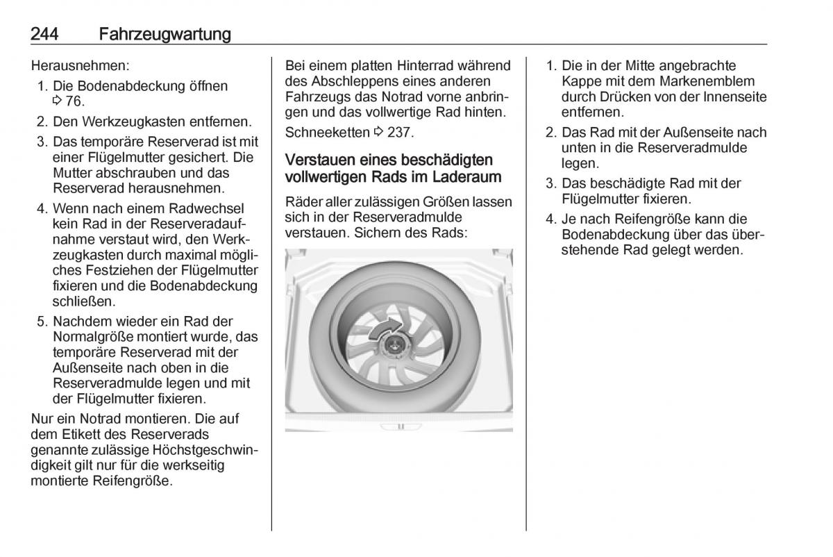 Opel Grandland X Handbuch / page 246