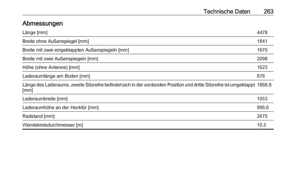 Opel Grandland X Handbuch / page 265