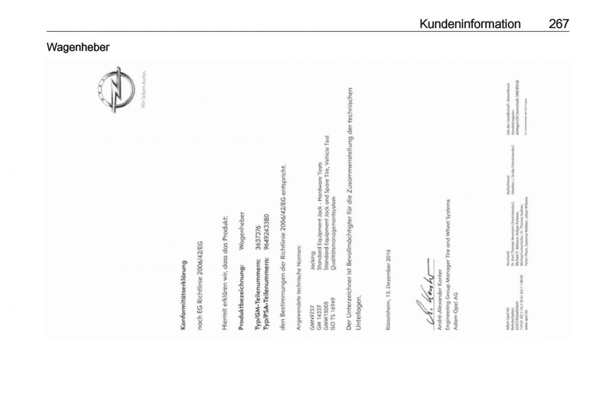 Opel Grandland X Handbuch / page 269