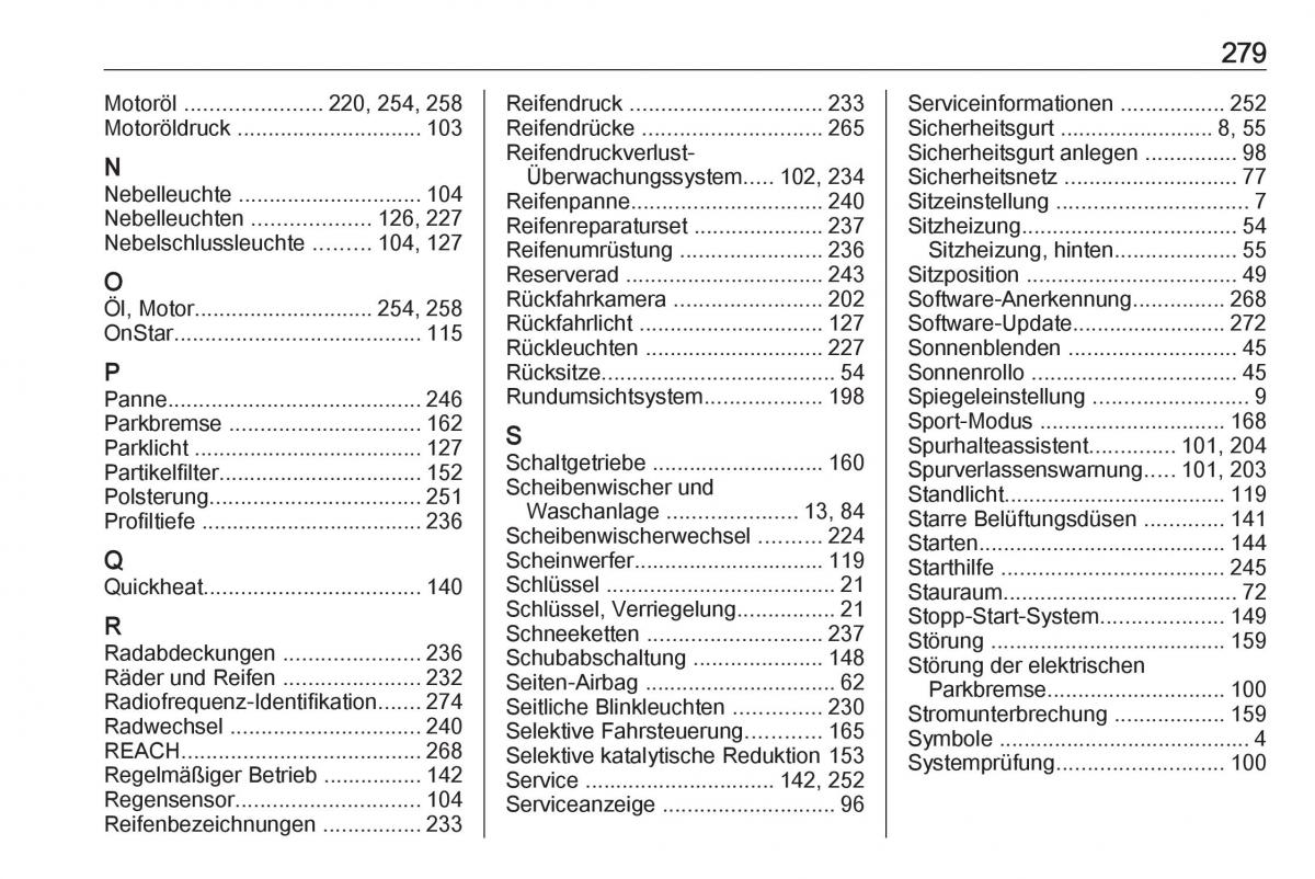 Opel Grandland X Handbuch / page 281