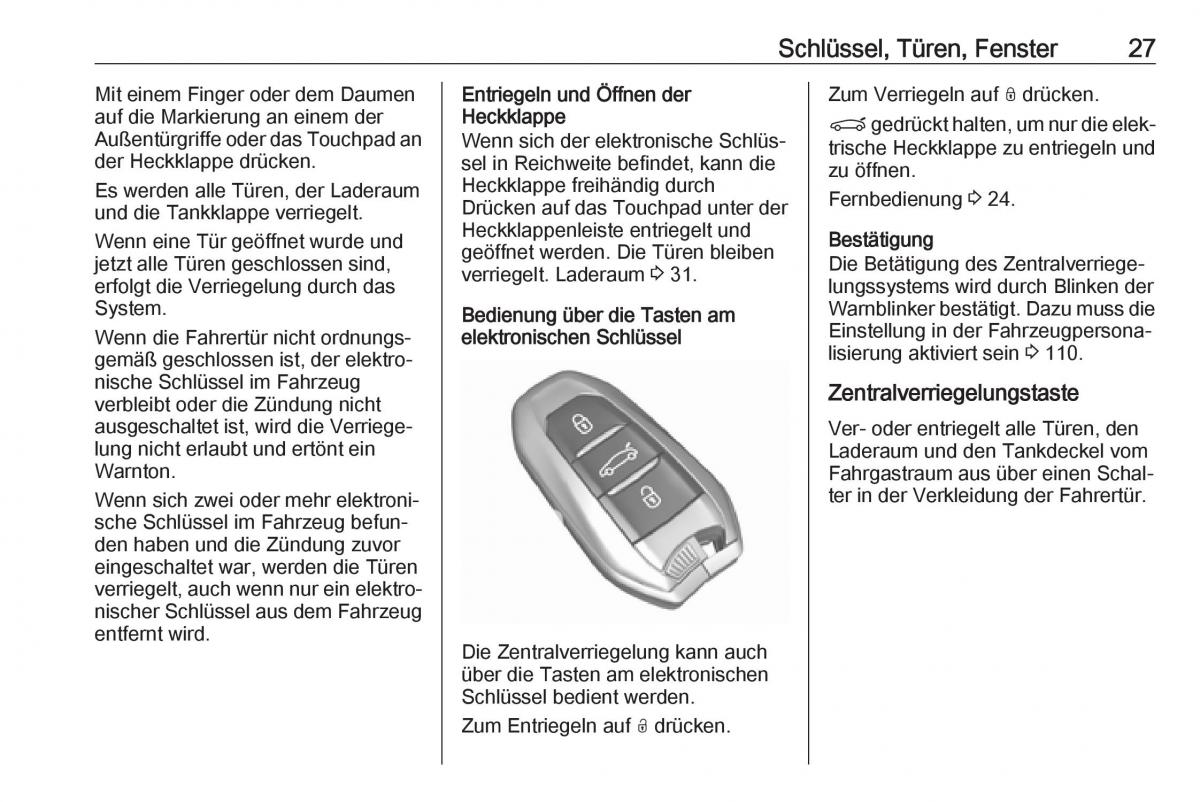 Opel Grandland X Handbuch / page 29