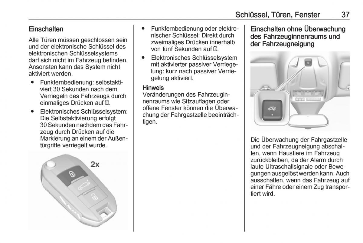 Opel Grandland X Handbuch / page 39