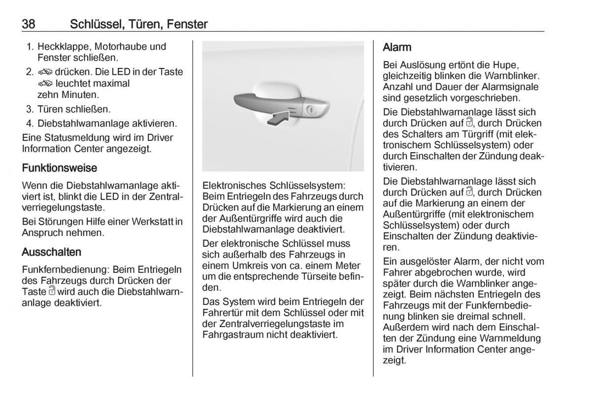 Opel Grandland X Handbuch / page 40