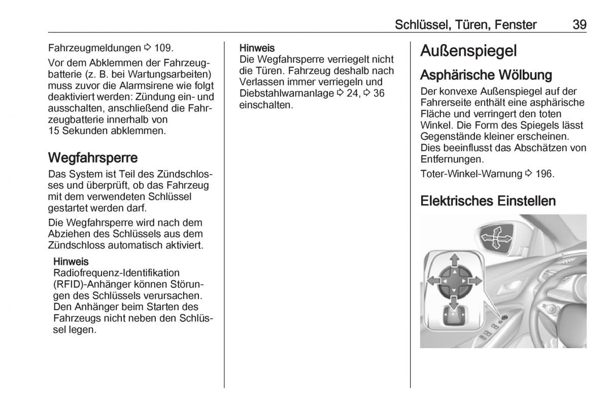 Opel Grandland X Handbuch / page 41