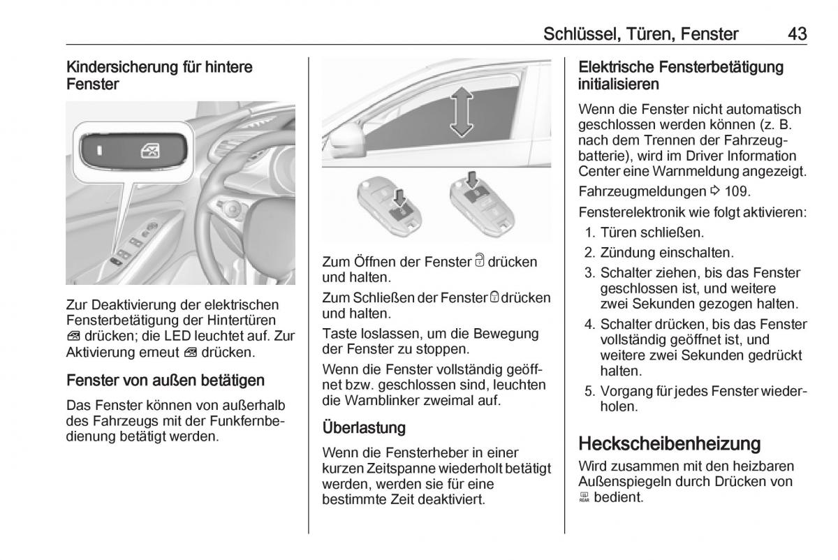 Opel Grandland X Handbuch / page 45