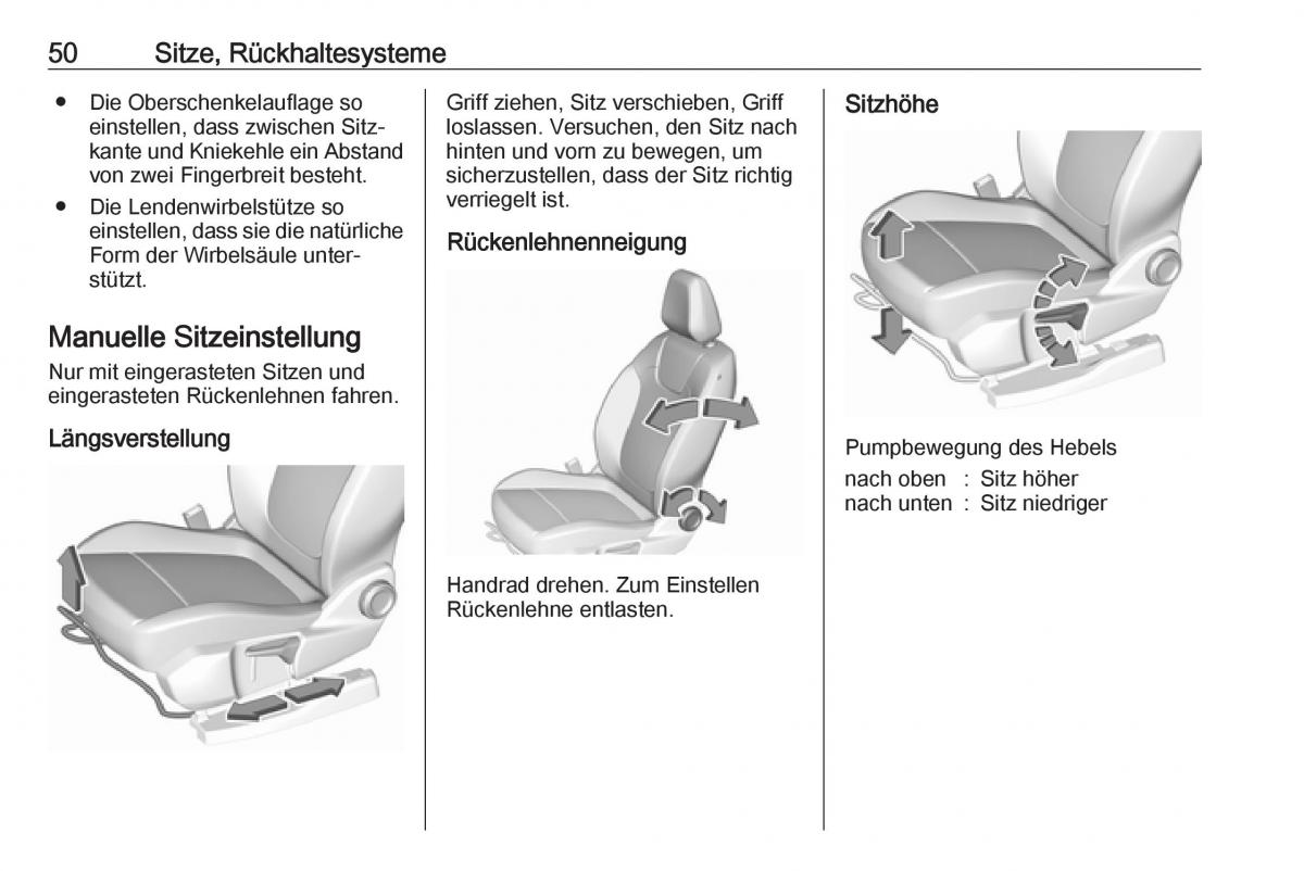 Opel Grandland X Handbuch / page 52