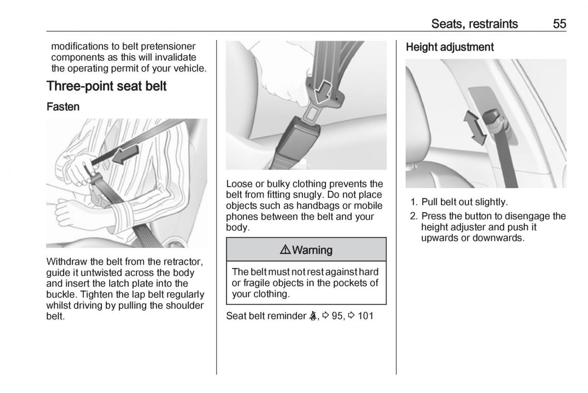 Opel Grandland X owners manual / page 57