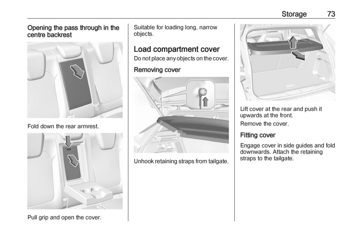 Opel Grandland X owners manual / page 75