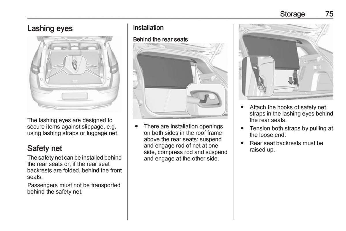 Opel Grandland X owners manual / page 77