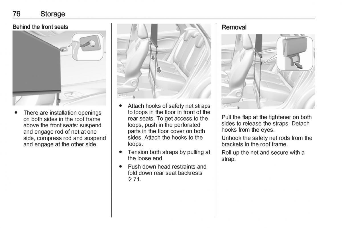 Opel Grandland X owners manual / page 78