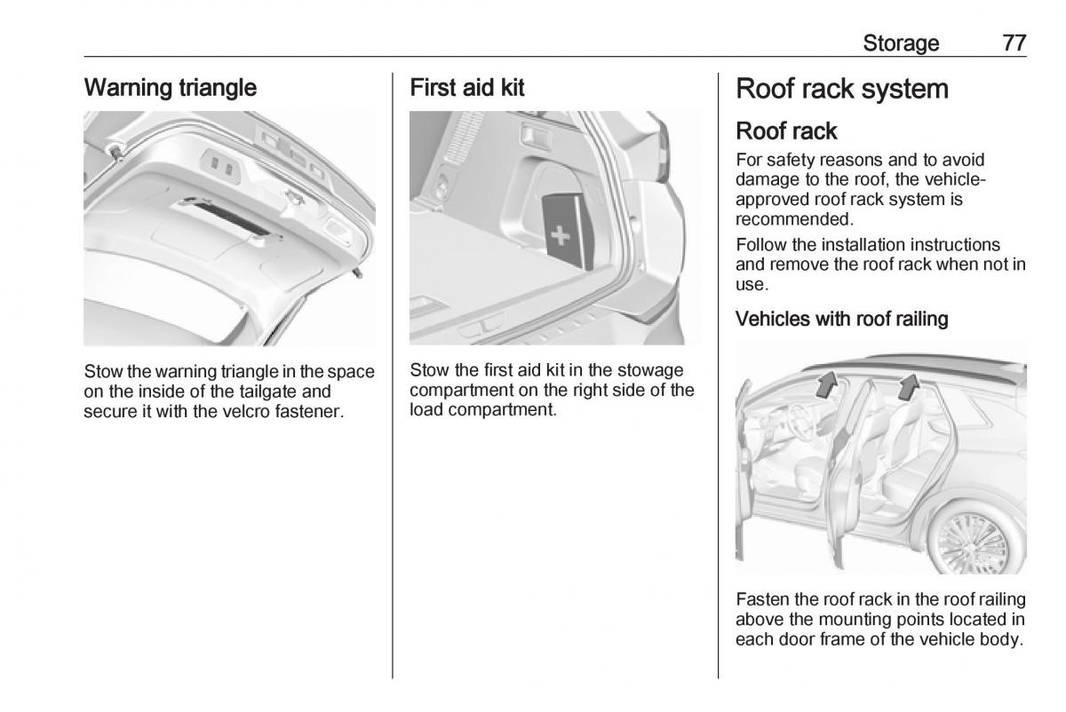 Opel Grandland X owners manual / page 79