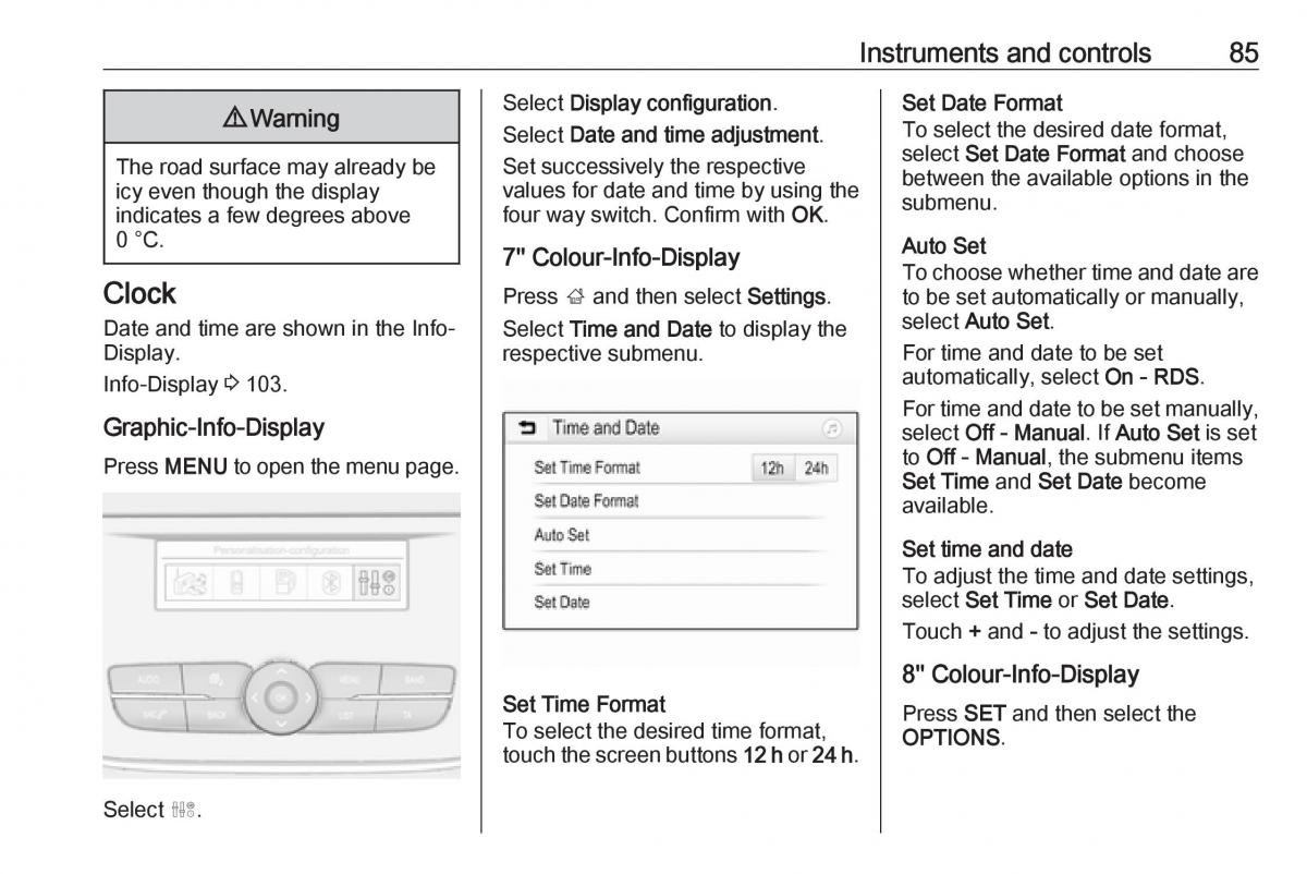 Opel Grandland X owners manual / page 87