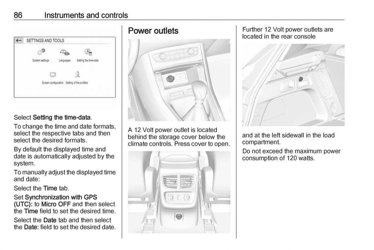 Opel Grandland X owners manual / page 88