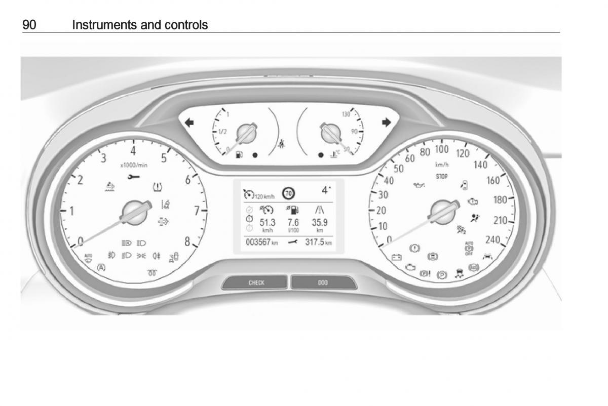 Opel Grandland X owners manual / page 92