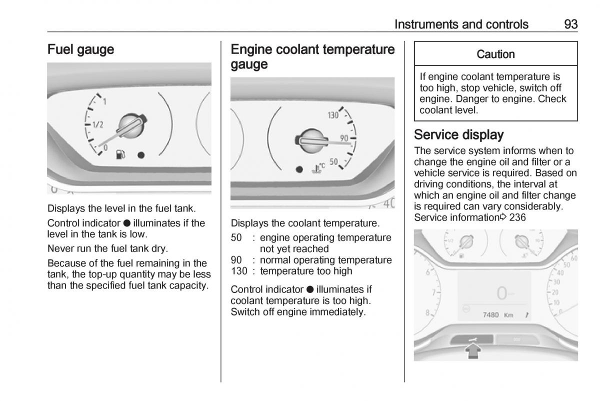 Opel Grandland X owners manual / page 95