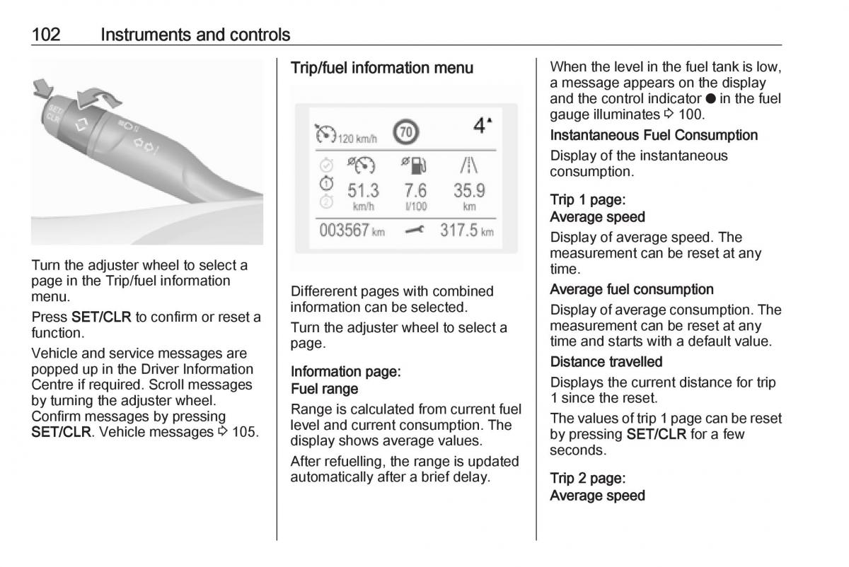 Opel Grandland X owners manual / page 104