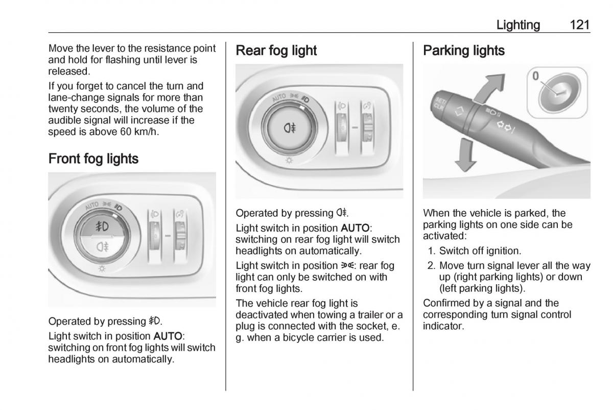 Opel Grandland X owners manual / page 123