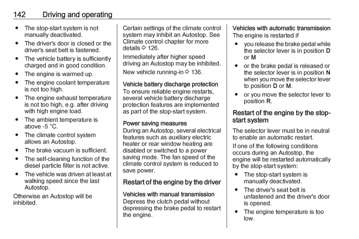 Opel Grandland X owners manual / page 144