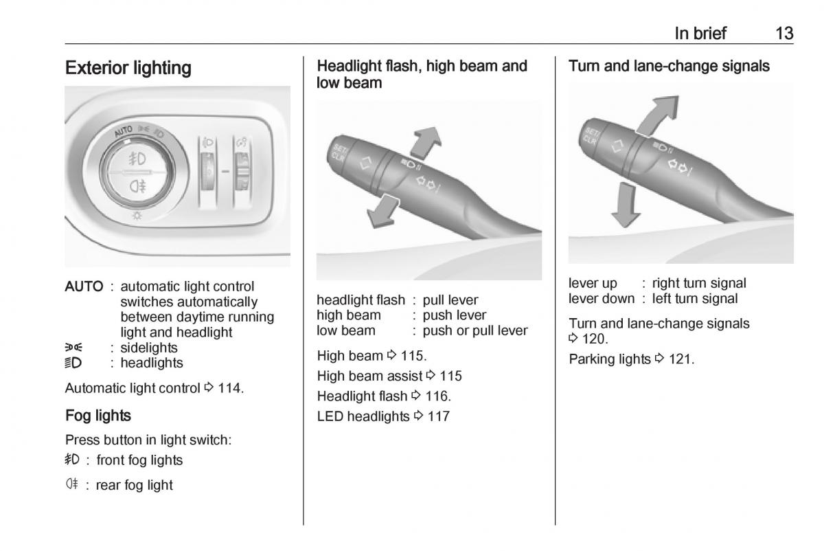 Opel Grandland X owners manual / page 15