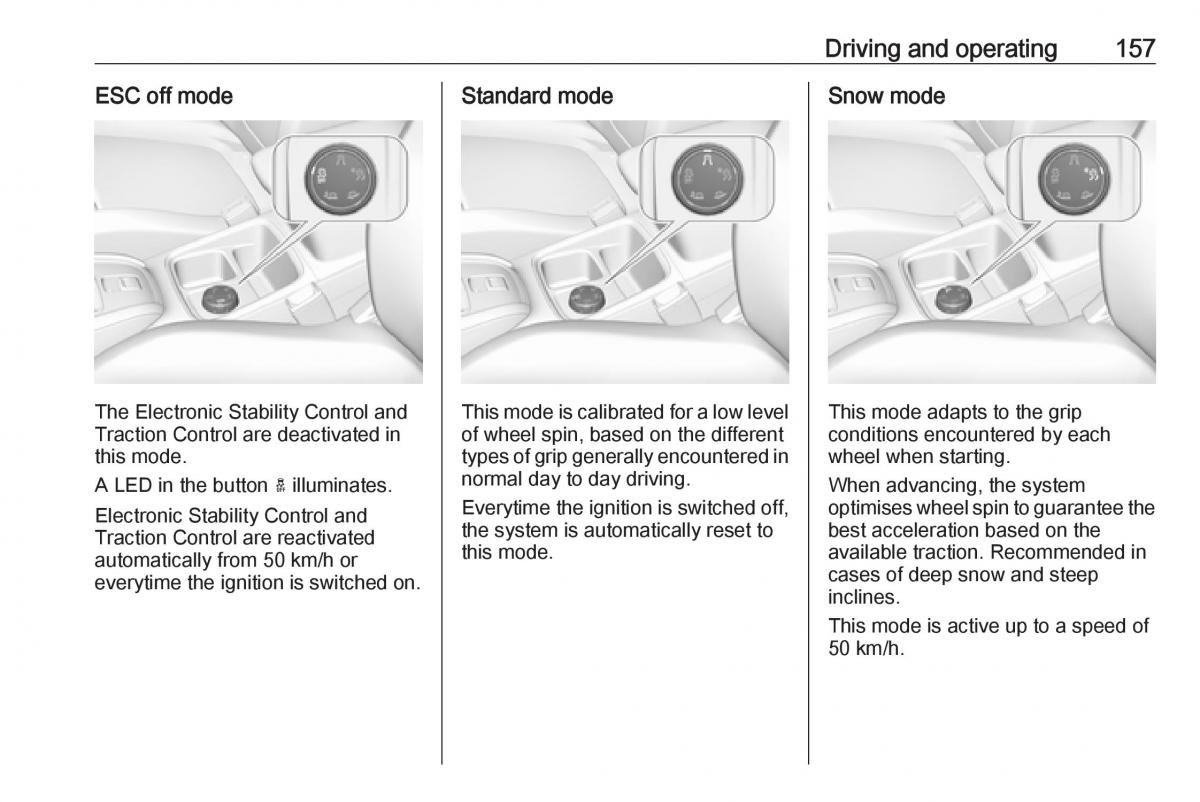 Opel Grandland X owners manual / page 159