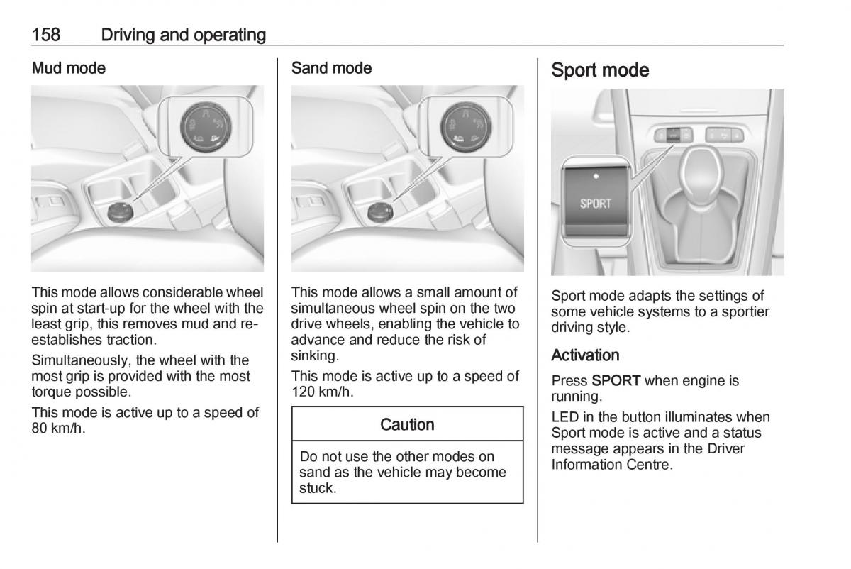 Opel Grandland X owners manual / page 160