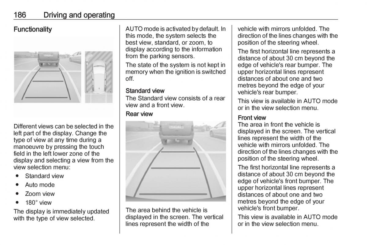 Opel Grandland X owners manual / page 188