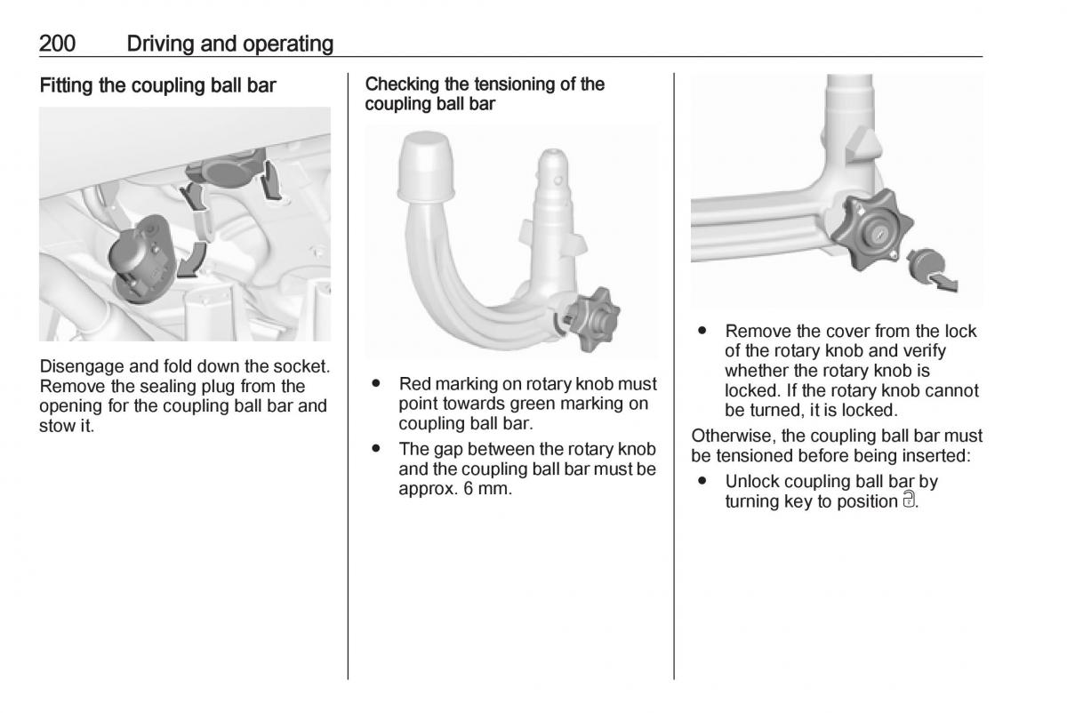 Opel Grandland X owners manual / page 202