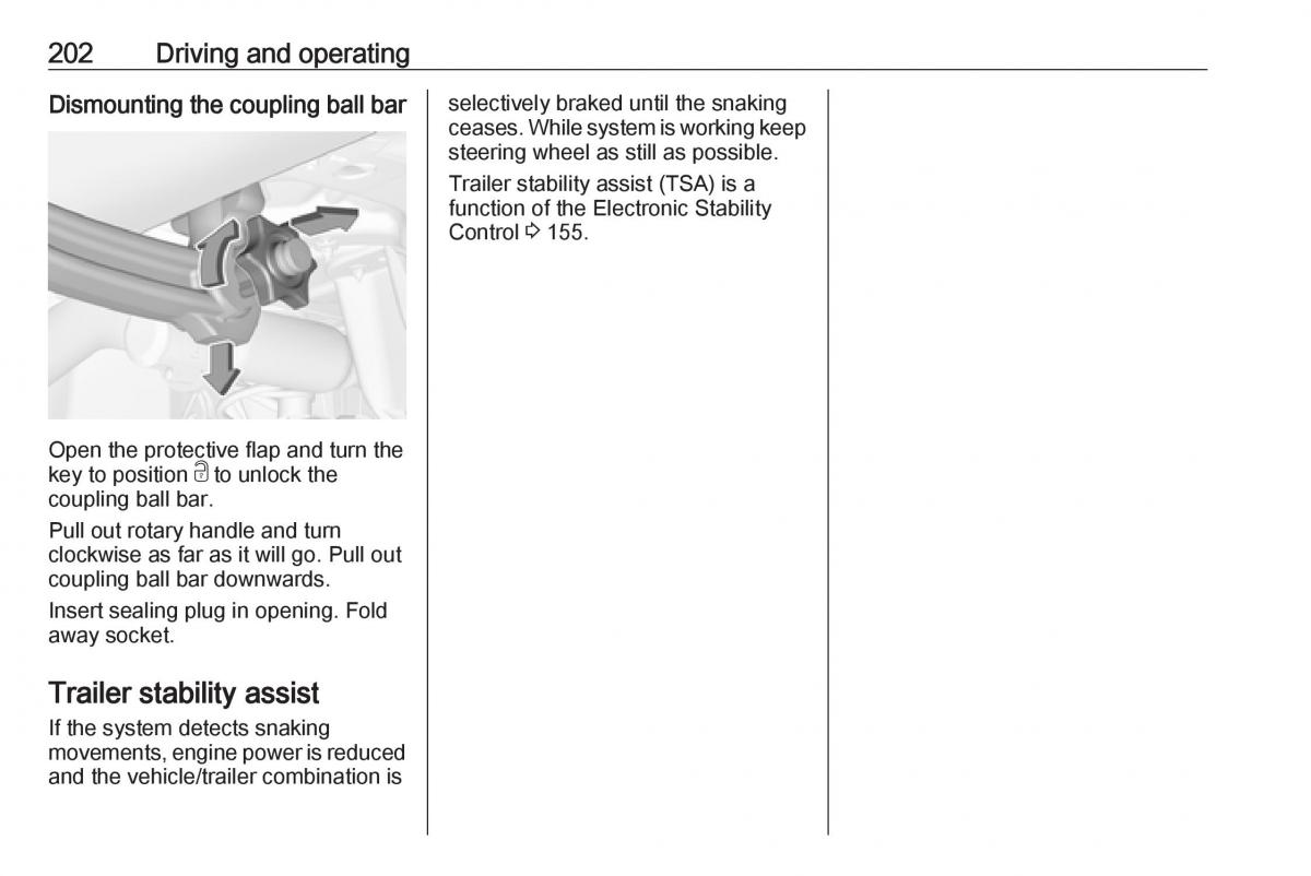 Opel Grandland X owners manual / page 204