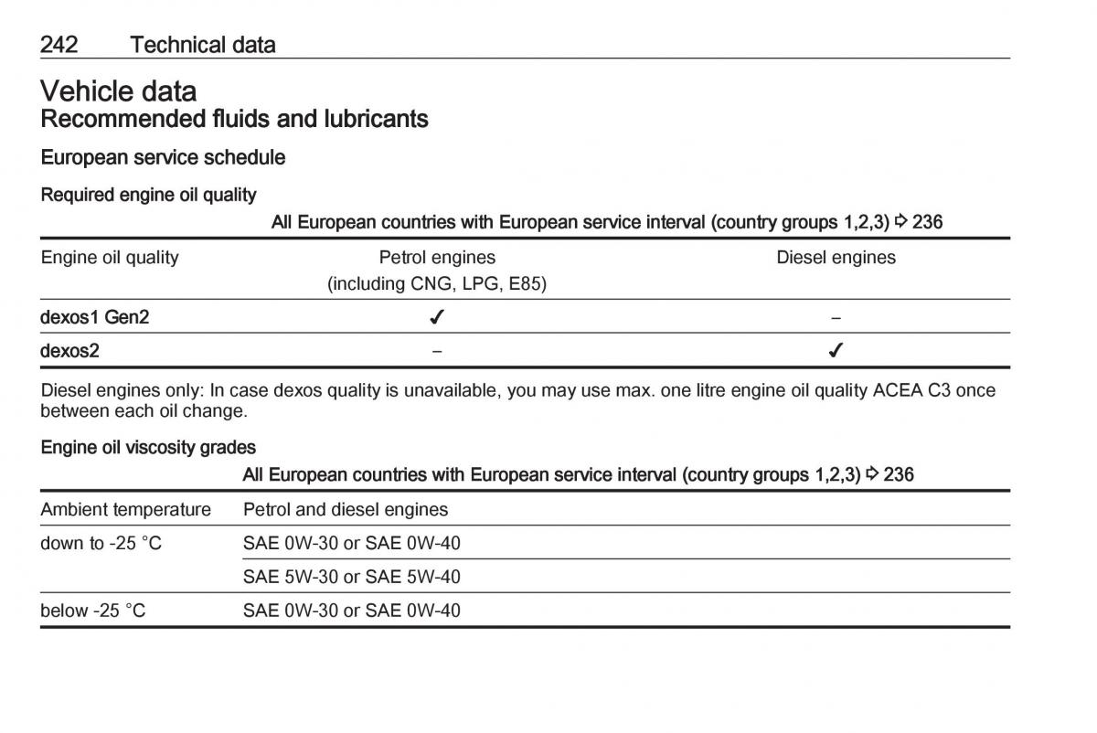 Opel Grandland X owners manual / page 244