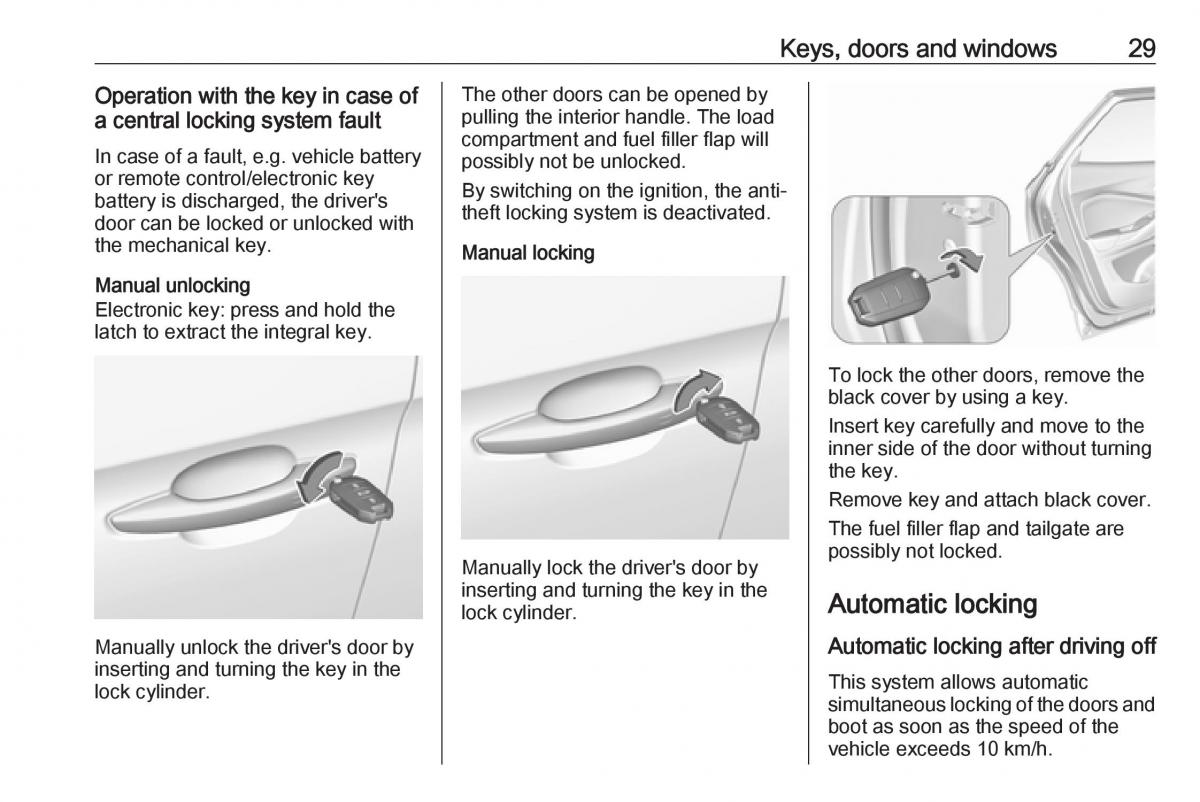 Opel Grandland X owners manual / page 31