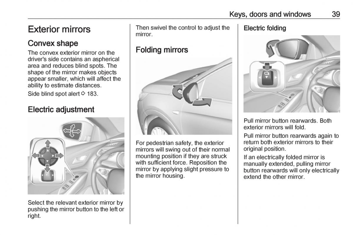 Opel Grandland X owners manual / page 41