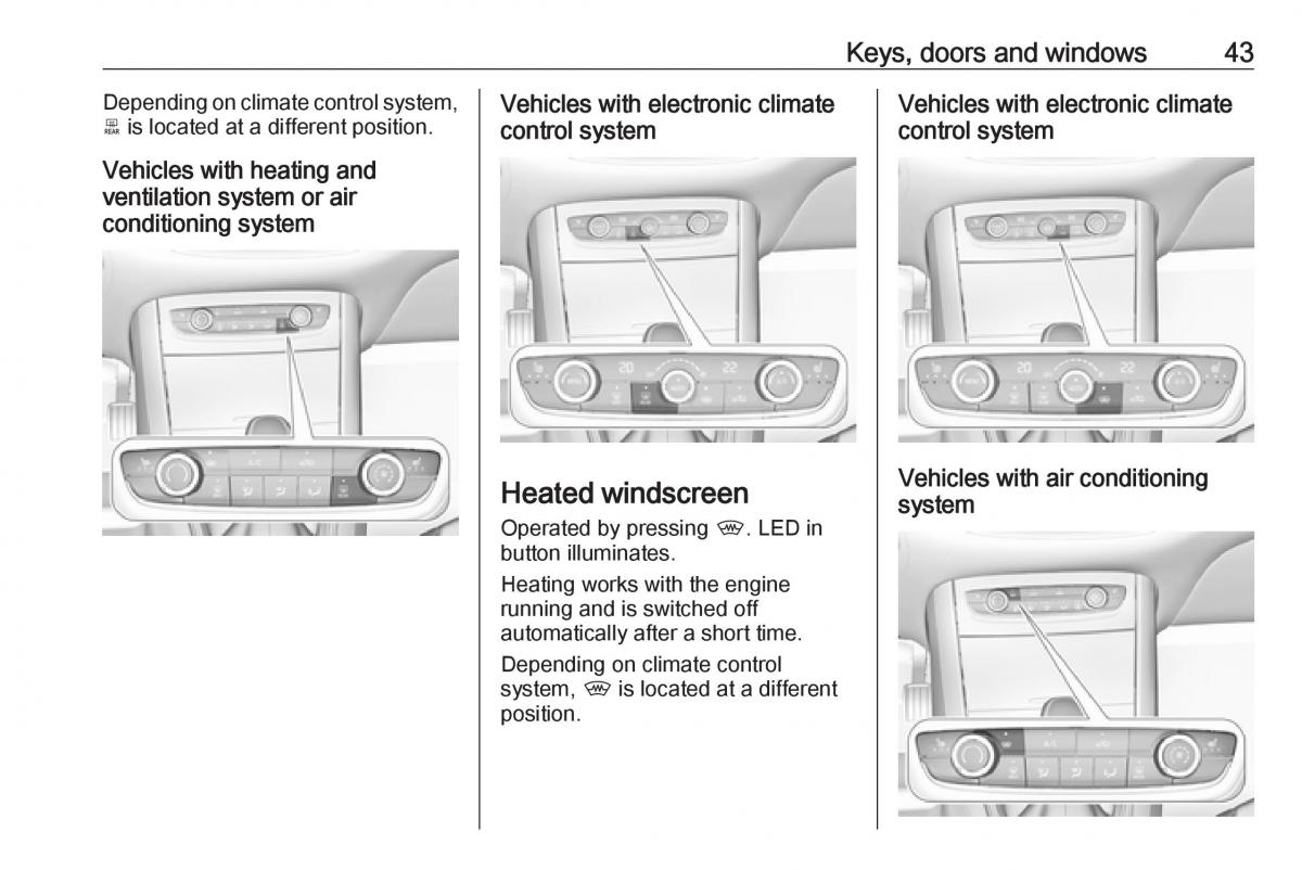 Opel Grandland X owners manual / page 45