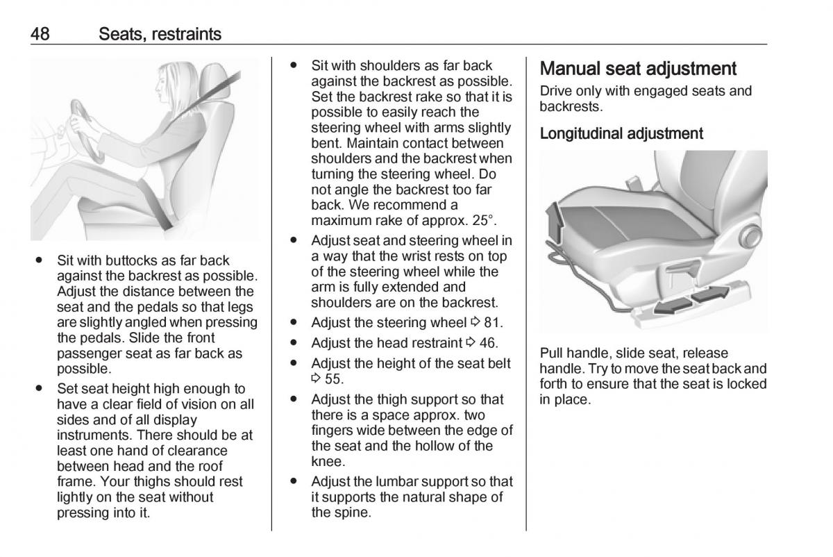 Opel Grandland X owners manual / page 50