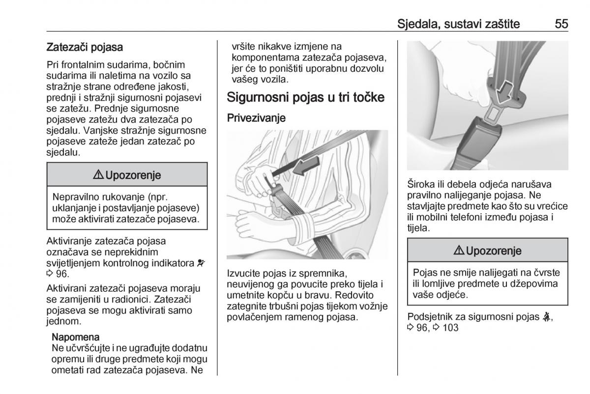 Opel Grandland X vlasnicko uputstvo / page 57