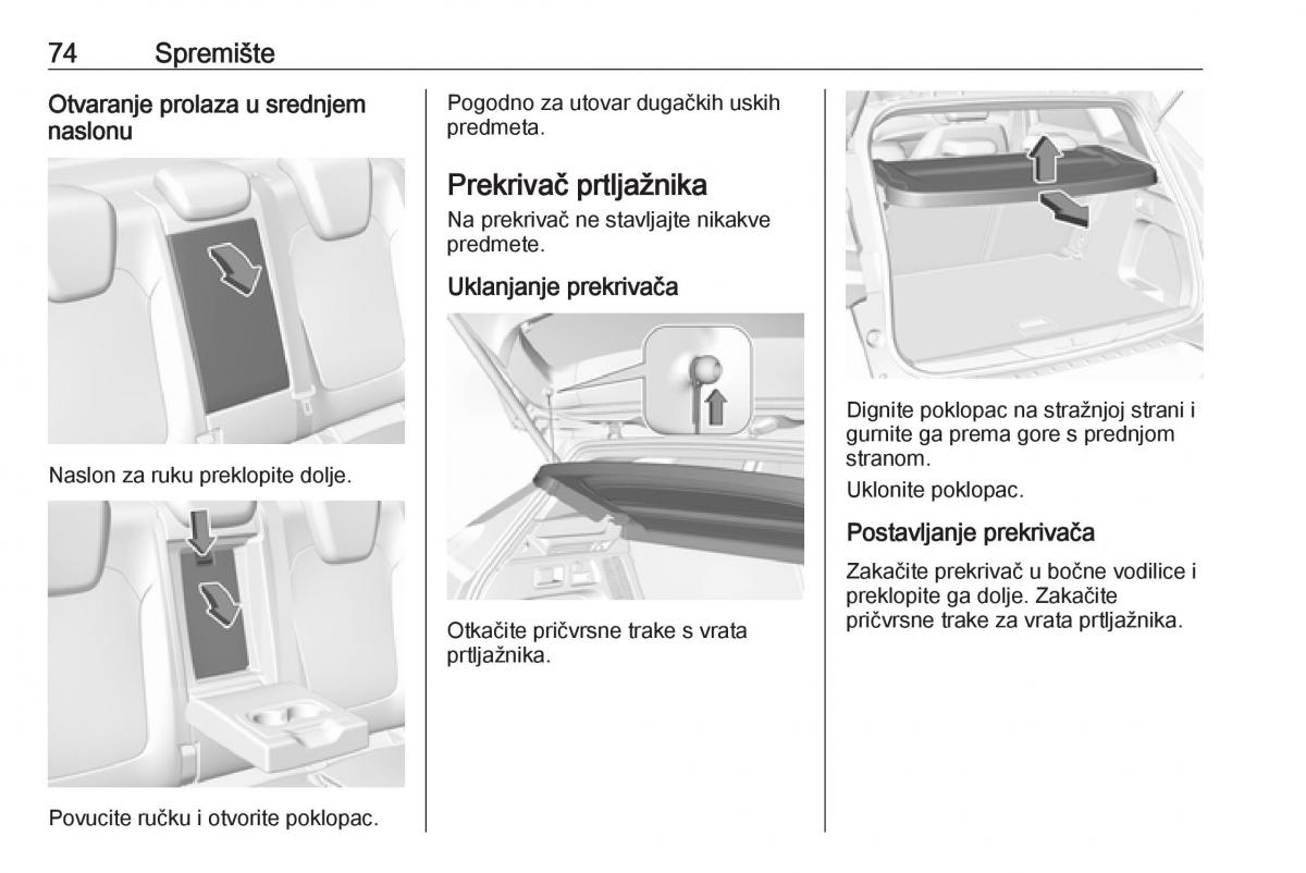 Opel Grandland X vlasnicko uputstvo / page 76