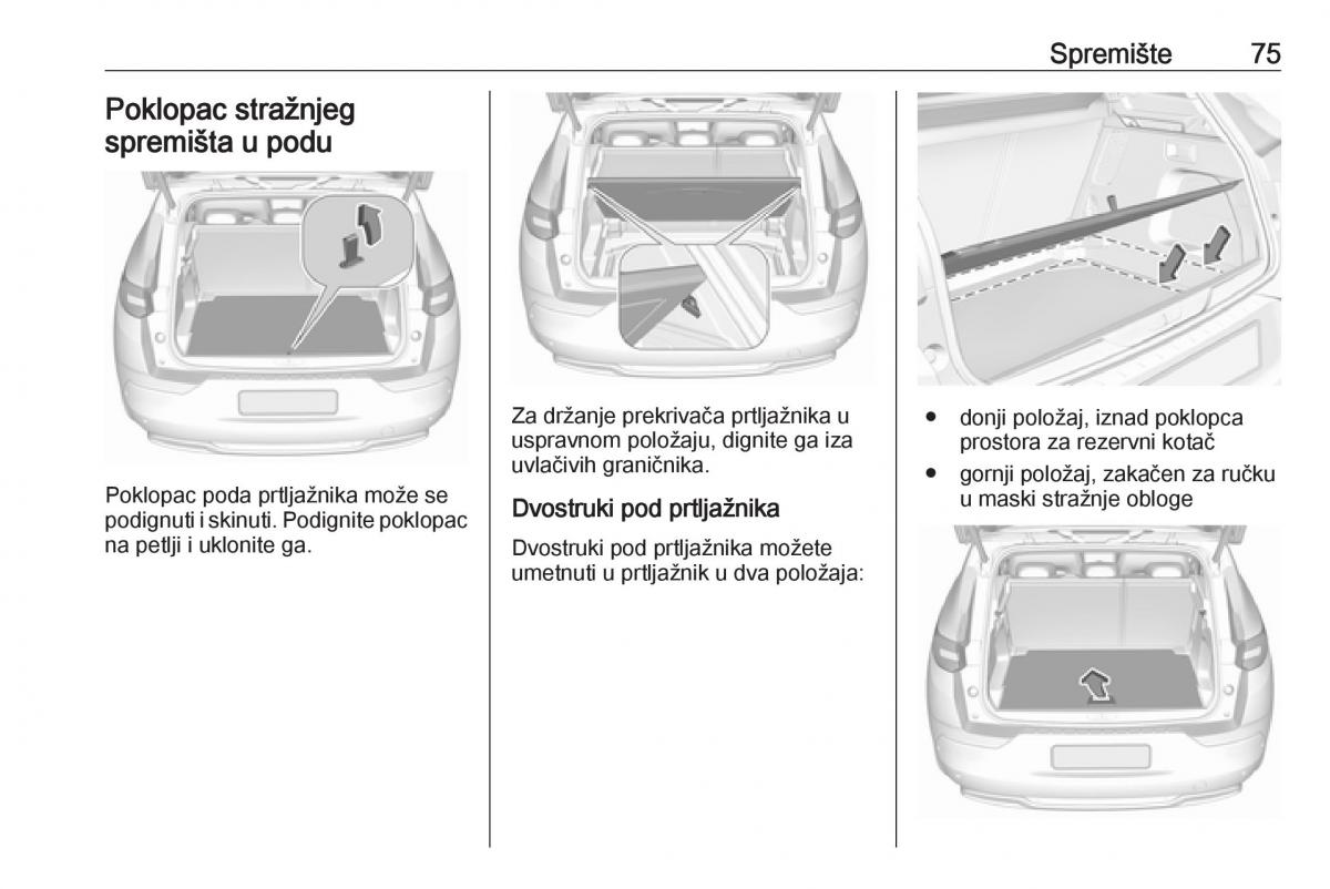 Opel Grandland X vlasnicko uputstvo / page 77